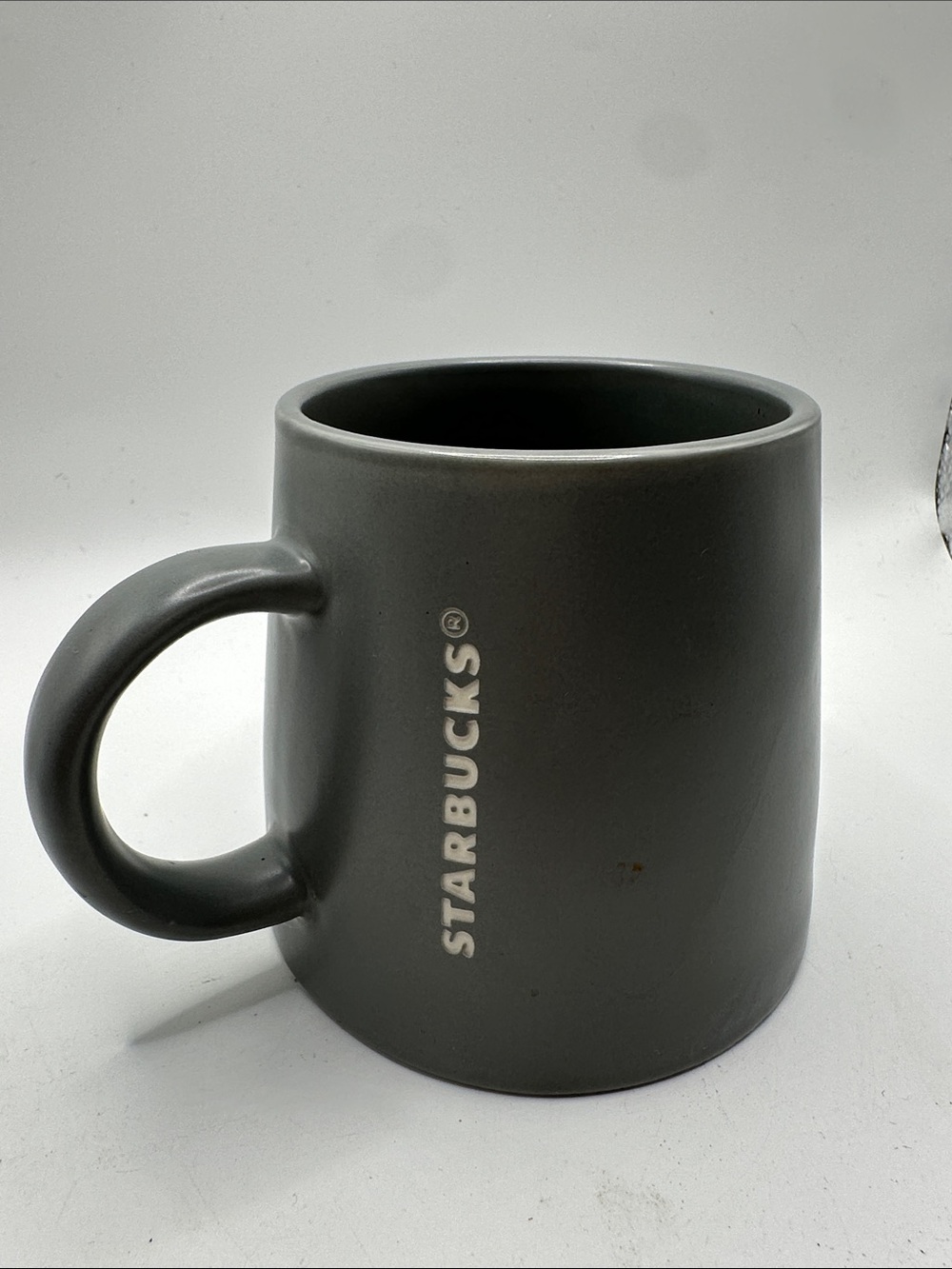 Starbucks Dark Gray Matte Logo Coffee Mug